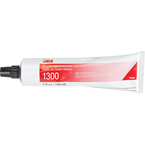 Adh&eacute;sif de caoutchouc et joint d'&eacute;tanch&eacute;it&eacute;, Tube, Jaune Helyx Safety & Industrial Supplies