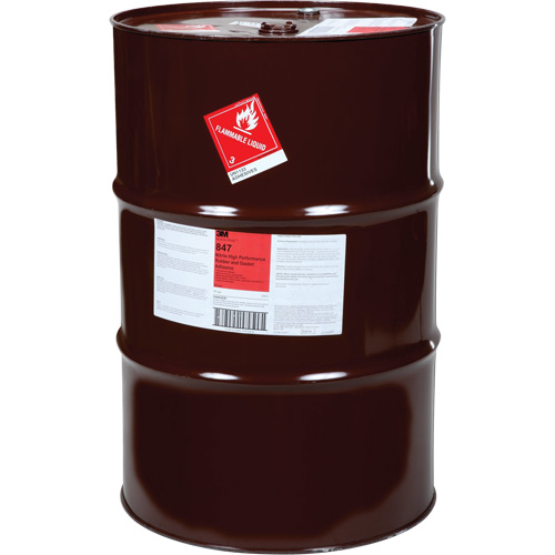 Scotch-Weld Nitrile High-Performance Rubber & Gasket Adhesive, Drum, Brown Helyx Safety & Industrial Supplies