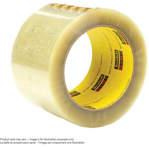 Scotch&reg; Box Sealing Tape 355, Hot Melt Adhesive, 3.15 mils, 36 mm (1-1/2") x 50 m (164') Helyx Safety & Industrial Supplies