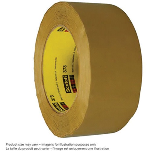 Scotch&reg; Box Sealing Tape 373, Hot Melt Adhesive, 2.5 mils, 48 mm (2") x 100 m (328') Helyx Safety & Industrial Supplies