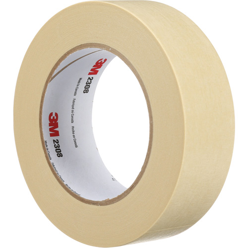 Masking Tape, 36 mm (1-1/2") x 55 m (180'), Beige Helyx Safety & Industrial Supplies