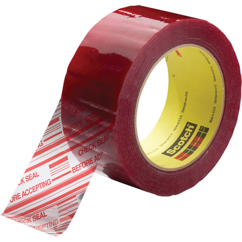 Scotch&reg; Security Message Box Sealing Tape 3779, Acrylic Adhesive, 1.8 mils, 48 mm (2") x 100 m (328') Helyx Safety & Industrial Supplies