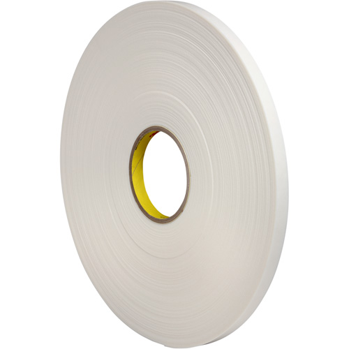 Foam Tape, 33 m (108') L x 12 mm (1/2") W, 64 mils, Urethane Helyx Safety & Industrial Supplies