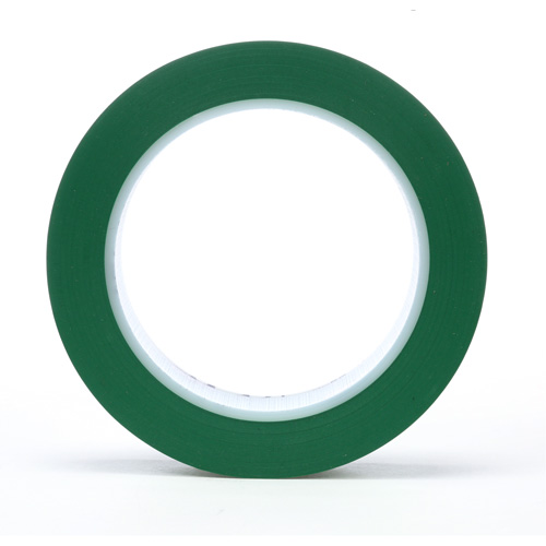 471 Vinyl Tape, 25.4 mm (1") W x 32.9 m (108') L, 5.2 mils, Green Helyx Safety & Industrial Supplies
