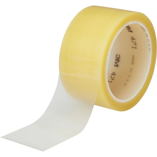 Ruban en vinyle 471, 38 mm (1-1/2") la x 32,9 m (108') lo, 5,3 mils, Transparent Helyx Safety & Industrial Supplies