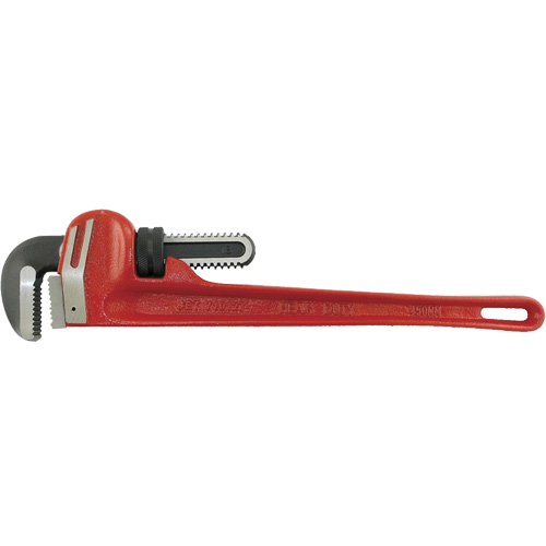 PW-18 Super Heavy-Duty Pipe Wrench, 2-7/8" Jaw Capacity, 18" Long, Powder Coated Finish, None Handle Helyx Safety & Industrial Supplies