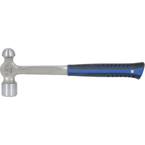 JSBP-24 Super Heavy-Duty All-Steel Ball Pein Hammer, 24 oz. Head Weight, Polished Face, Solid Steel Handle Helyx Safety & Industrial Supplies