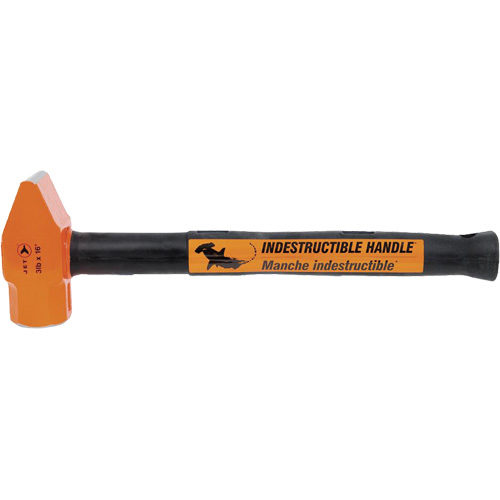 UCP-316 Super Heavy-Duty Indestructible Handle Cross Pein Hammer, 3 lbs. Head Weight, Plain Face, Solid Steel Handle Helyx Safety & Industrial Supplies
