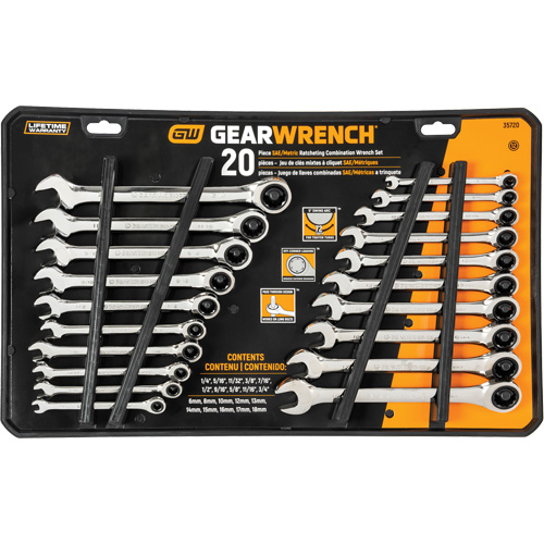 72-Tooth Combination Wrench Set Helyx Safety & Industrial Supplies