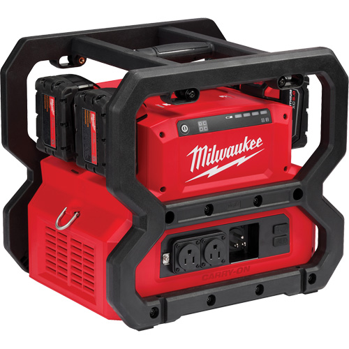 M18 Carry-On Power Supply, 1800 W/3600 W, Lithium Ion, 13-3/4" H x 12-1/4" W x 15" D, 28 lbs. Helyx Safety & Industrial Supplies