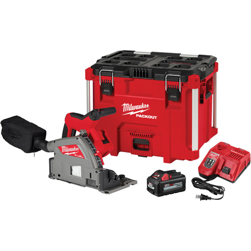 M18 Fuel Plunge Track Saw Kit, 6-1/2", 18 V Helyx Safety & Industrial Supplies