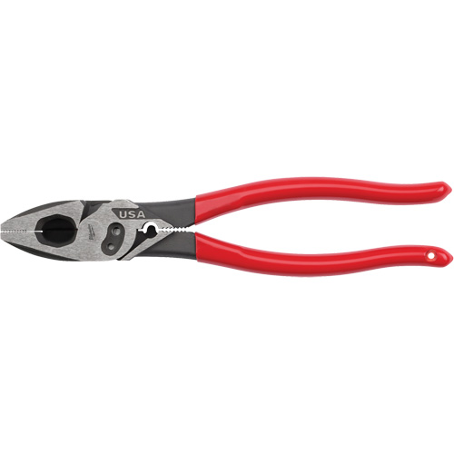 Lineman's Dipped Grip Pliers with Crimper & Bolt Cutter Helyx Safety & Industrial Supplies