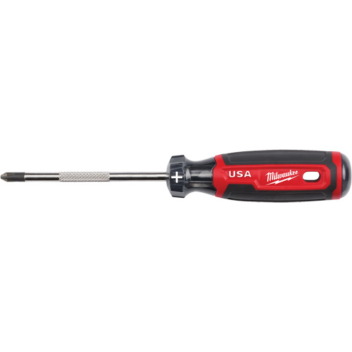 Tournevis Phillips, Tige de #2, Ronde, 211 mm lo, Prise en Coussin&eacute;e Helyx Safety & Industrial Supplies
