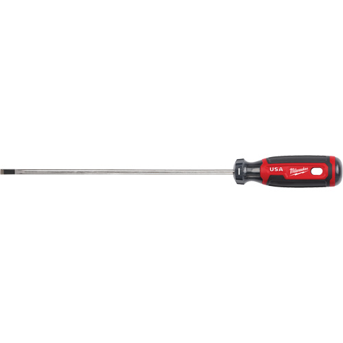 Cabinet Screwdriver, 3/16" Tip, Round, 279 mm L, Cushion Grip Handle Helyx Safety & Industrial Supplies