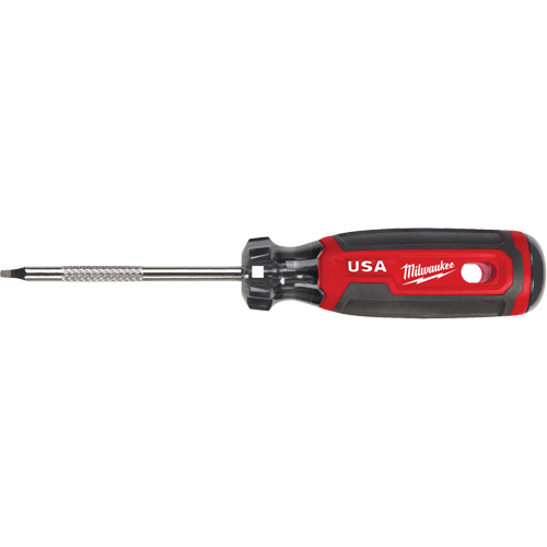 Square Screwdriver, #1 Tip, Round, 170 mm L, Cushion Grip Handle Helyx Safety & Industrial Supplies
