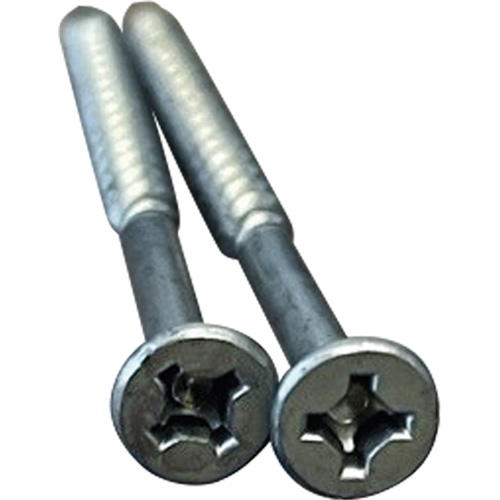 Phillips/Square Particle Board Screw, #8 x 3" L, Plain Helyx Safety & Industrial Supplies