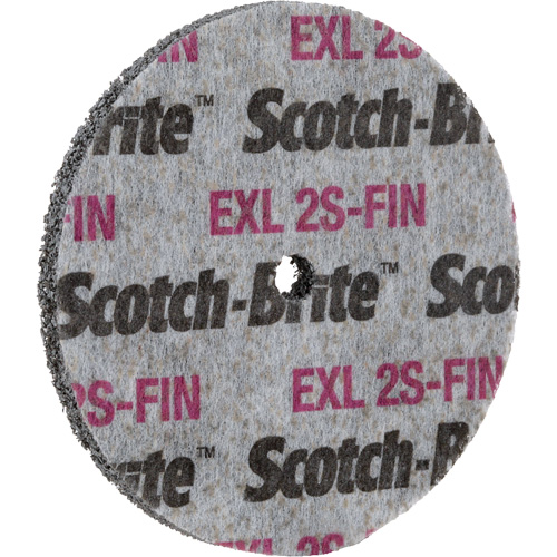 Meule homog&egrave;ne Scotch-Brite EXL, 3" x 1/2", Arbre de 1/4" Helyx Safety & Industrial Supplies