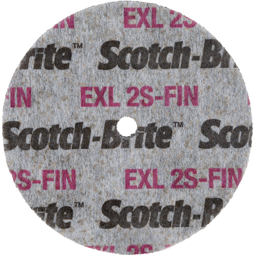 Meule homog&egrave;ne Scotch-Brite EXL, 3" x 1/2", Arbre de 1/4" Helyx Safety & Industrial Supplies