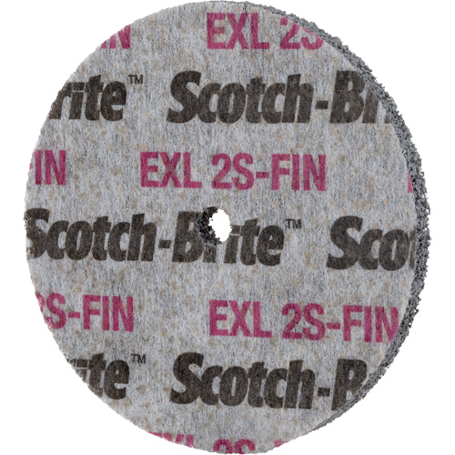 Meule homog&egrave;ne Scotch-Brite EXL, 3" x 1/2", Arbre de 1/4" Helyx Safety & Industrial Supplies