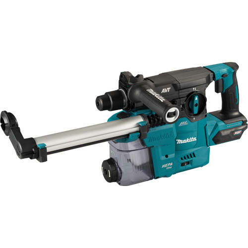 XGT Brushless Cordless SDS-Plus Rotary Hammer with DX10 Dust Extraction Attachment (Tool Only), 40 V, 1-3/16", 3 ft-lbs, 0-840 RPM Helyx Safety & Industrial Supplies