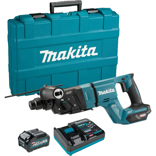 XGT Rotary Hammer with Brushless Motor, 40 V, 1-1/8", 2 ft-lbs, 0-980 RPM Helyx Safety & Industrial Supplies