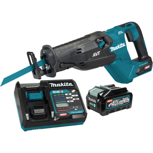 XGT Brushless Cordless Reciprocating Saw, 40 V, Lithium-Ion Battery, 0-3000 SPM Helyx Safety & Industrial Supplies