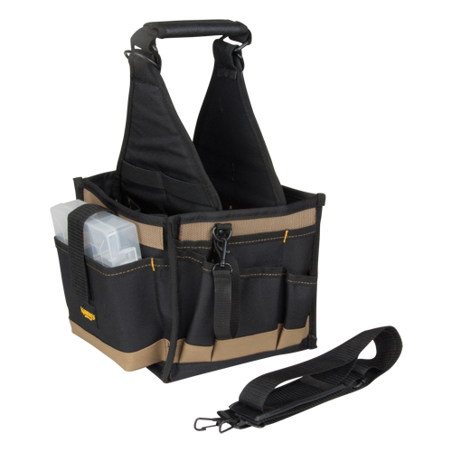 Tool Pouches, Canvas, 25 Pockets, Black Helyx Safety & Industrial Supplies