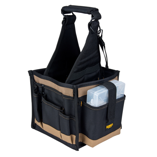 Tool Pouches, Canvas, 25 Pockets, Black Helyx Safety & Industrial Supplies