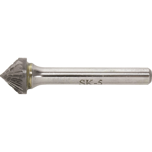 Fraise au carbure dur, SK-1, 1/4" dia., 1/4" Tige, 1/8" Prof. de la coupe Helyx Safety & Industrial Supplies