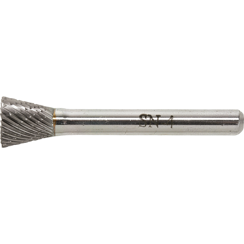 Solid Carbide Burr, SN-1, 1/4" Dia., 1/4" Shank, 5/16" Depth of Cut Helyx Safety & Industrial Supplies
