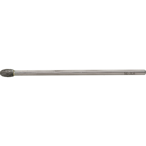 Fraise au carbure dur, SE-1L6, 1/4" dia., 1/4" Tige, 3/8" Prof. de la coupe Helyx Safety & Industrial Supplies