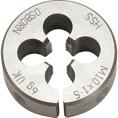 Split Circular Die, M10 X 1.5 Thread, High Speed Steel Helyx Safety & Industrial Supplies