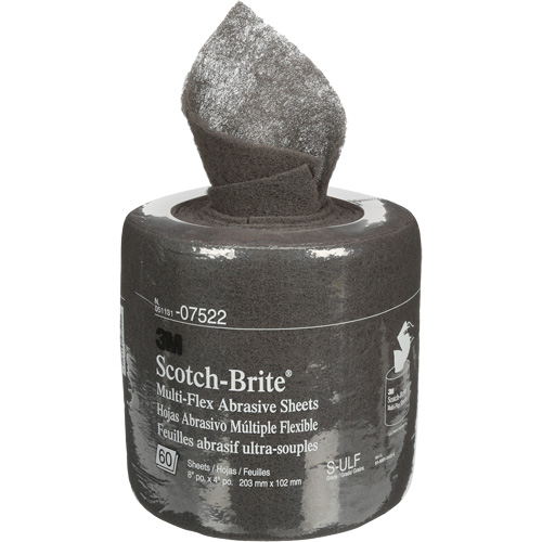 Rouleaux de feuilles Scotch-Brite, Carbure de silicium, 8", Grain Ultra fin Helyx Safety & Industrial Supplies