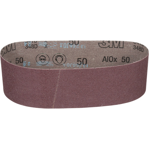 Cloth Belt 241D, 3" W X 24" L, Aluminum Oxide, 50 Grit Helyx Safety & Industrial Supplies