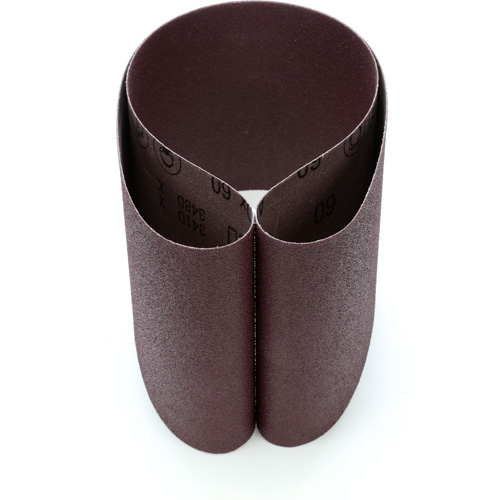 Courroie en textile 241D, 6" la x 48" lo, Oxyde d'aluminium, Grain 60 Helyx Safety & Industrial Supplies