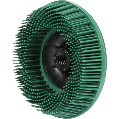 Disques radiaux bristle pour meuleuses angulaires Scotch-Brite, C&eacute;ramique, Grain 50, 4-1/2" dia. Helyx Safety & Industrial Supplies