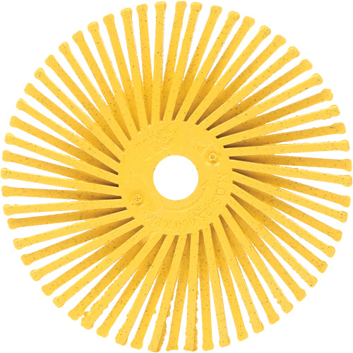 Scotch-Brite Radial Bristle Discs, Ceramic, 80 Grit, 3" Dia. Helyx Safety & Industrial Supplies