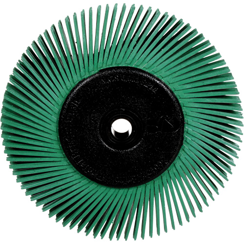 Radial Bristle Brushes for Bench Grinders, 50X Grit, 6" Dia. Helyx Safety & Industrial Supplies