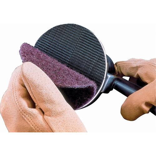 Disque de conditionnement de surface Scotch-Brite, 4" dia., Oxyde d'aluminium Helyx Safety & Industrial Supplies