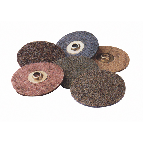 Disques Scotch-Brite pour l'homog&eacute;n&eacute;isation des surfaces, 2" dia. Helyx Safety & Industrial Supplies