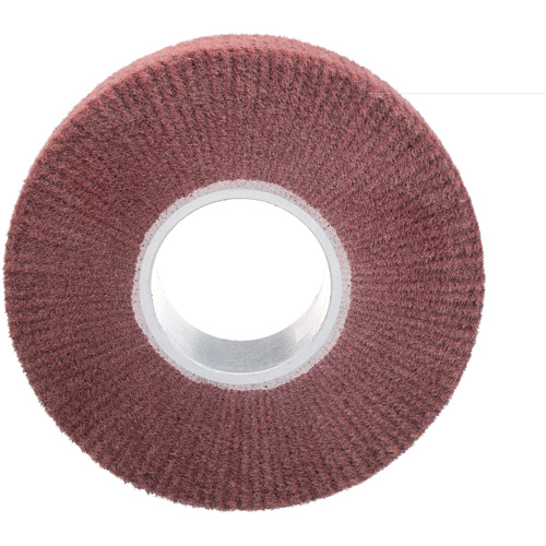 Brosse &agrave; lamelle de finition Scotch-Brite, Oxyde d'aluminium, Grain Tr&egrave;s fin, 8" x 2" x 3" Helyx Safety & Industrial Supplies
