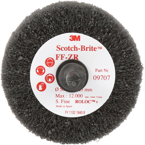 Brosse &agrave; lamelles pour la coupe et le polissage Scotch-Brite, Oxyde d'aluminium, Grain Fin, 2" x 1" x 1/4" Helyx Safety & Industrial Supplies
