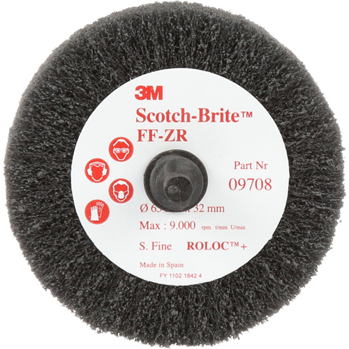 Brosse &agrave; lamelles pour la coupe et le polissage Scotch-Brite, Oxyde d'aluminium, Grain Fin, 2-1/2" x 1-1/4" x 1/4" Helyx Safety & Industrial Supplies
