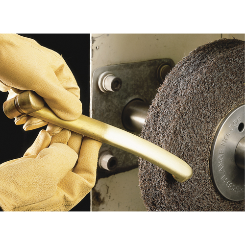Meules de finition Scotch-Brite, 6" x 1", Arbre de 1" Helyx Safety & Industrial Supplies