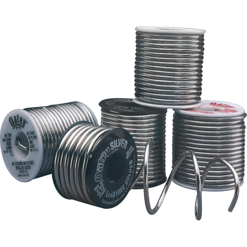 M&eacute;tal d'apport 40/60 &agrave; usage g&eacute;n&eacute;ral, &agrave; base de plomb, 40 % d'&eacute;tain, 60 % de plomb, &acirc;me Acide, dia. 0,125" Helyx Safety & Industrial Supplies