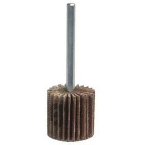 Grind-O-Flex Mini Mounted Flap Wheel, Aluminum Oxide, 180 Grit, 2" x 1" x 1/4" Helyx Safety & Industrial Supplies