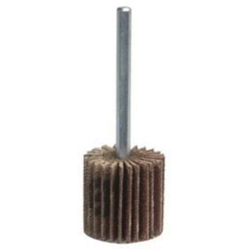 Grind-O-Flex Mini Mounted Flap Wheel, Aluminum Oxide, 120 Grit, 2" x 1-1/2" x 1/4" Helyx Safety & Industrial Supplies