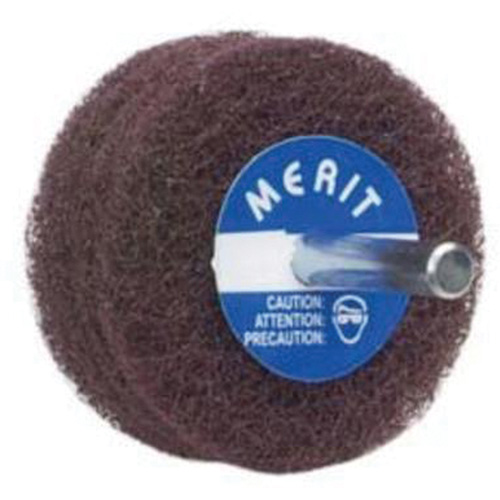 Abrasotex Non-Woven Disc Wheel, 4" Dia., Medium Grit, Aluminum Oxide Helyx Safety & Industrial Supplies