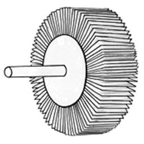 Grind-O-Flex Micro-Mini Flap Wheel, Aluminum Oxide, 120 Grit, 3/4" x 3/16" x 1/8" Helyx Safety & Industrial Supplies