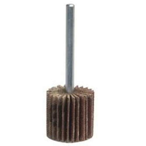 Super Finish Mini Flap Wheel, Aluminum Oxide, 80 Grit, 1-3/4" x 1/2" x 1/4" Helyx Safety & Industrial Supplies